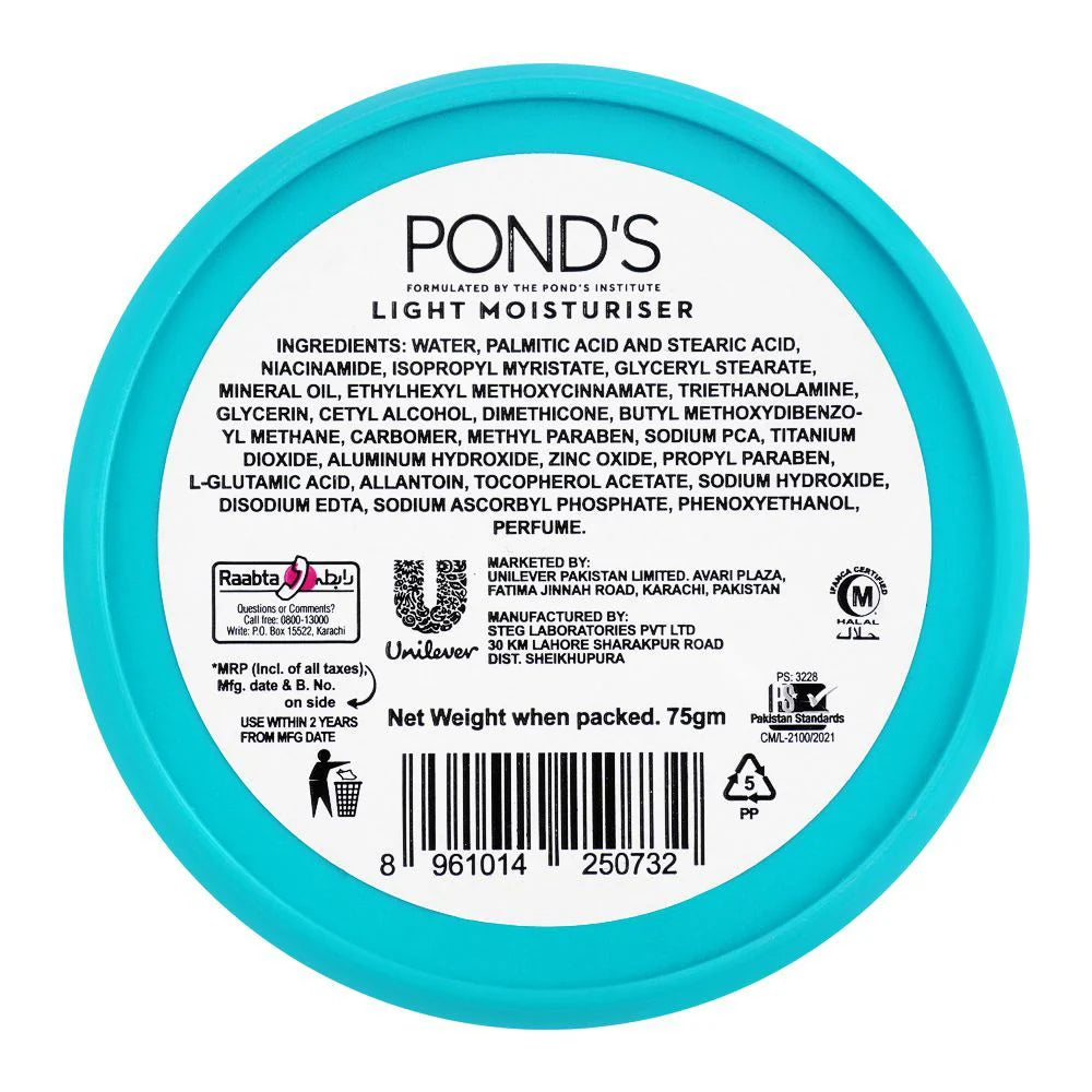 Pond's Light Moisturiser Soft Glowing Skin Cream, 75g