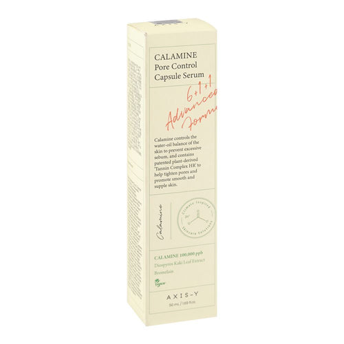 Axis-Y Calamine Pore Control Capsule Serum, Pore Minimizer & Tightening, For All Skin Types, 50ml