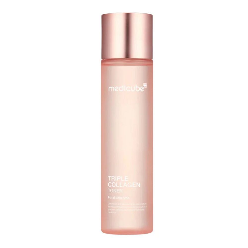Medicube Triple Collagen Toner, Hydrolyzed Collagen + Atelocollagen, For All Types Of Skin, 140ml