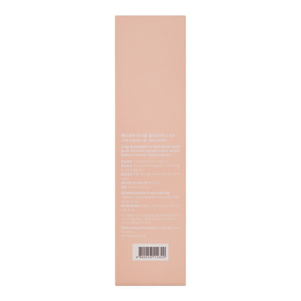 Medicube Triple Collagen Toner, Hydrolyzed Collagen + Atelocollagen, For All Types Of Skin, 140ml