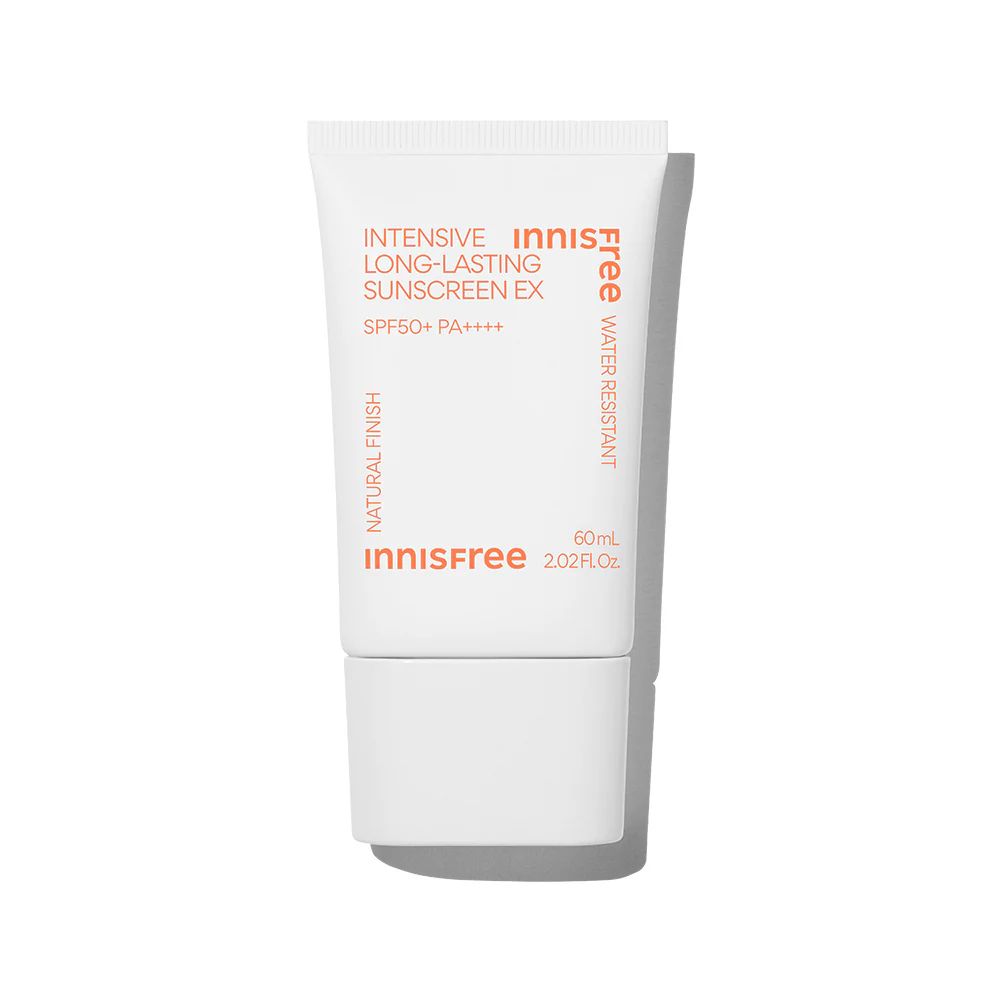 Innisfree Intensive Long-Lasting Sunscreen Ex, Vegan, Water Resistant, SPF50+ PA+++ 60ml
