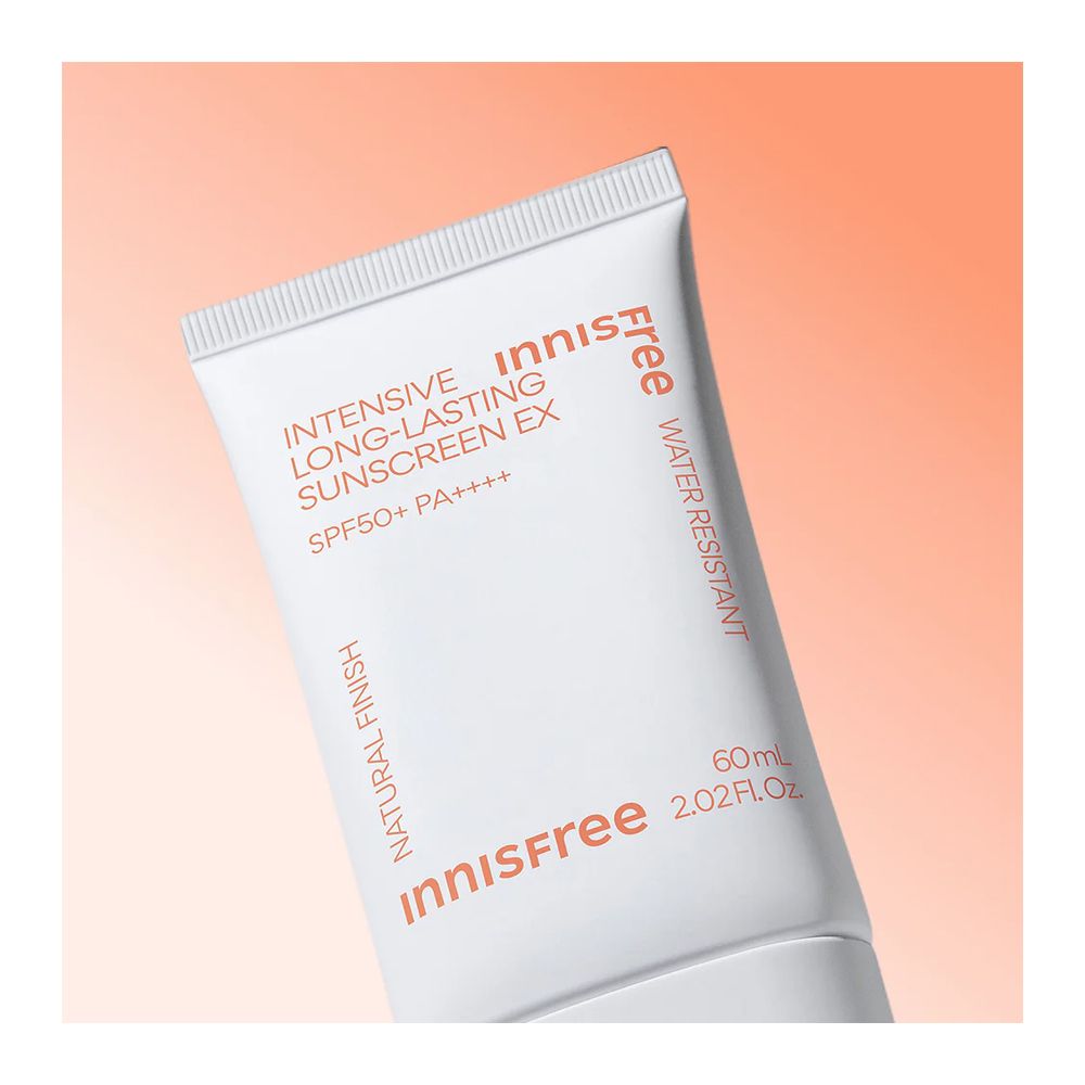 Innisfree Intensive Long-Lasting Sunscreen Ex, Vegan, Water Resistant, SPF50+ PA+++ 60ml