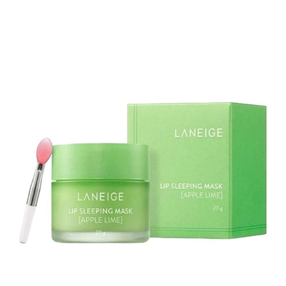 Laneige Apple Lime Lip Sleeping Mask, Coconut Oil, Shea Butter, For All Types Of Skin, 20g