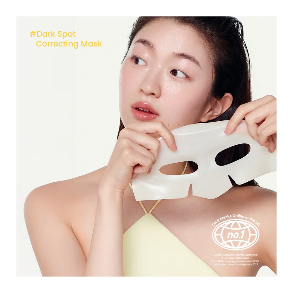 Biodance Radiant Vita Niacinamide Facial Sheet Mask, Hyaluronic Acid, Niacinamide, For Sensitive Skin, 34g