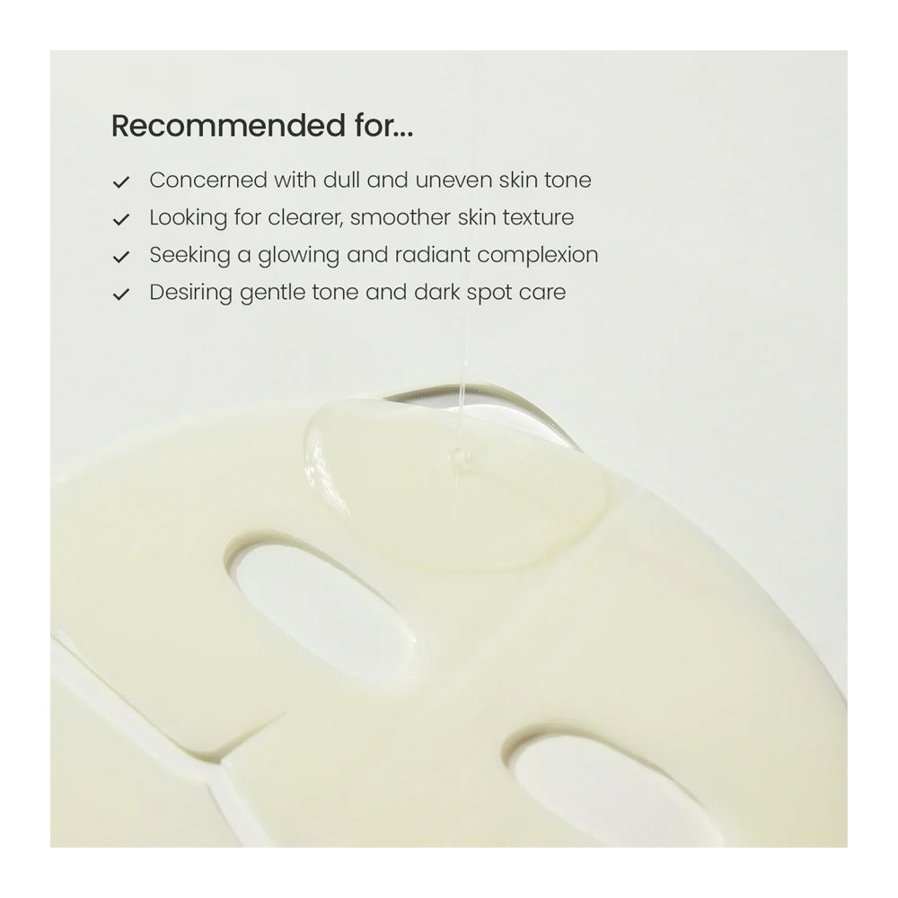 Biodance Radiant Vita Niacinamide Facial Sheet Mask, Hyaluronic Acid, Niacinamide, For Sensitive Skin, 34g