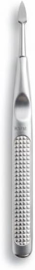 Color Studio Professional Eyeliner Brush, Synthetic Bristles, Silver Handle with Brown Tip, 15 cm Length, Tapered Design