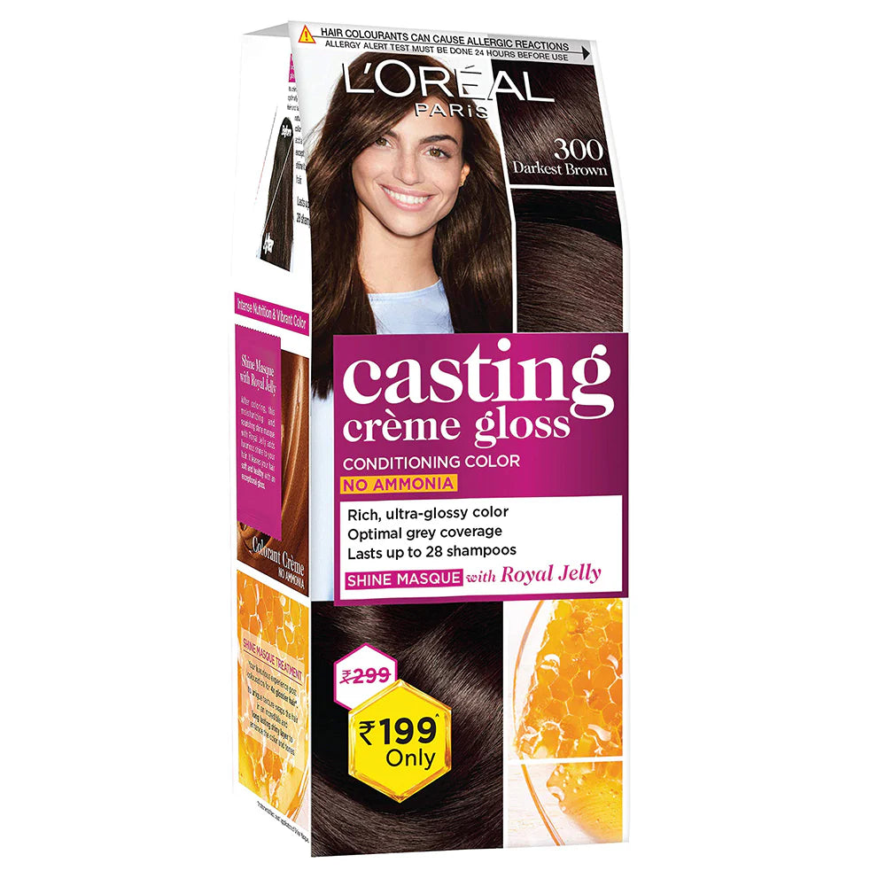 L'Oreal Paris Casting Creme Gloss 300 Darkest Brown