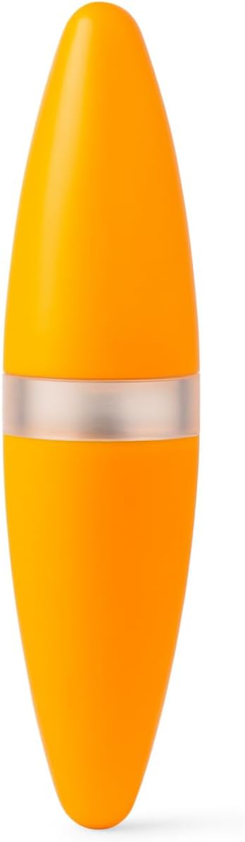 KUM Ellispe Orange Cone Cosmetic Sharpener with Protective Case – Precision Makeup Pencil Sharpener for Eyeliners & Lip Liners – Made in Germany