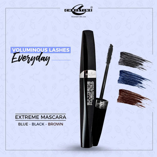 Christine Waterproof Extreme Mascara - Brown