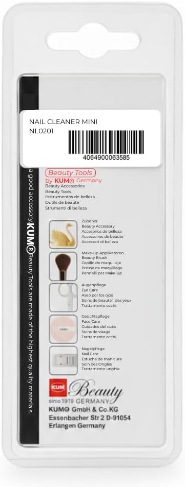 Color Studio Professional Eyeliner Brush, Synthetic Bristles, Silver Handle with Brown Tip, 15 cm Length, Tapered Design