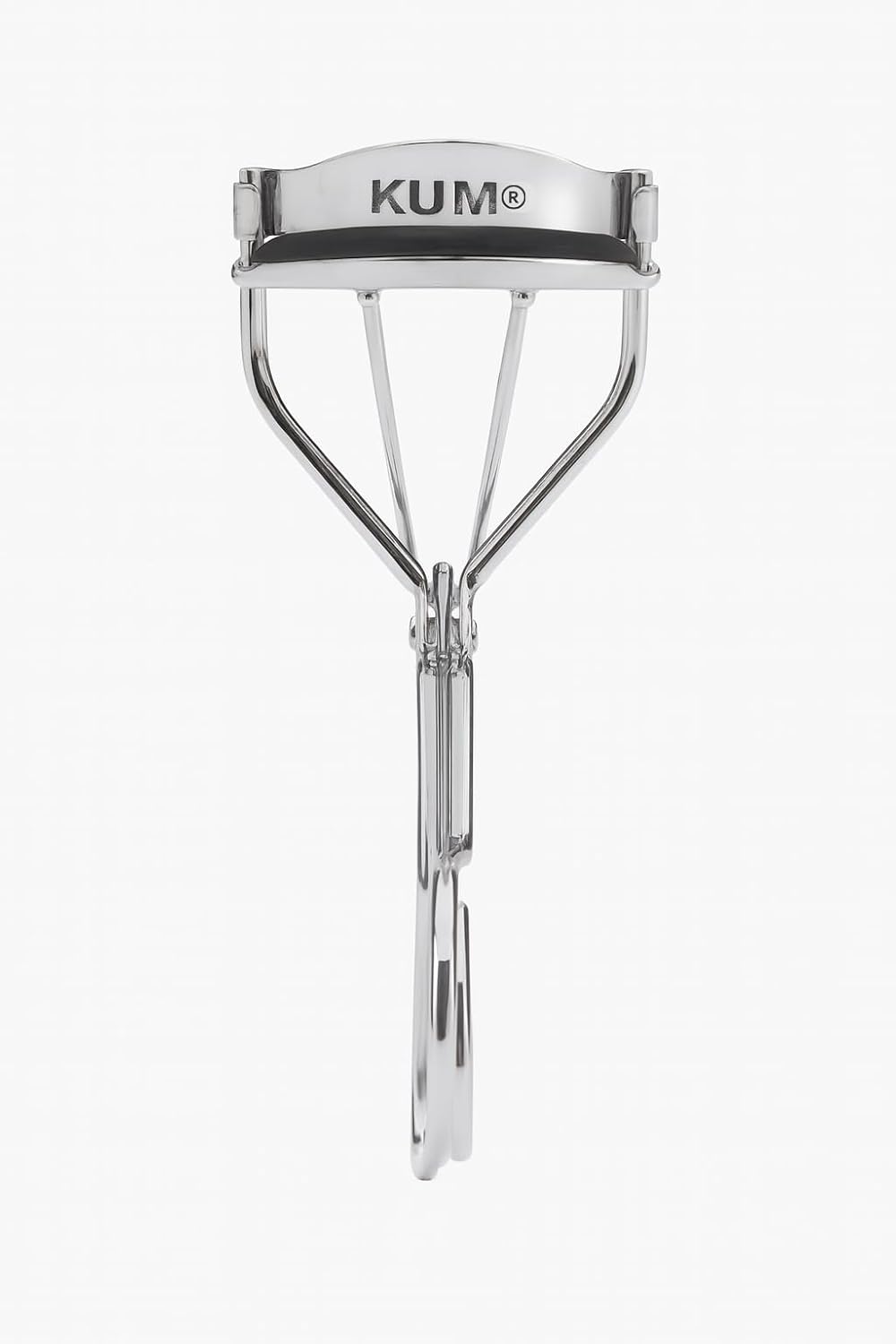 KUM Germany Crown Eyelash Curler with Soft Silicone Pads for Natural, Long-Lasting Curl Stainless Steel, Comfortable Grip, Vegan & Cruelty-Free