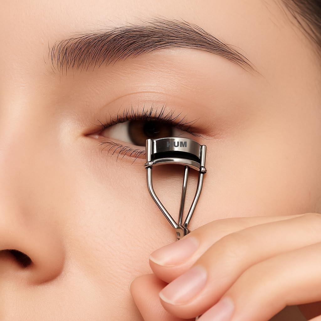 KUM Germany Eyelash Curler with Soft Silicone Pad Professional Lash Curler for Natural Long-Lasting Curl | Gentle Makeup Tool for Women