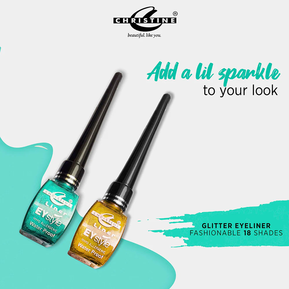 Christine Glitter Waterproof Eyeliner - 23