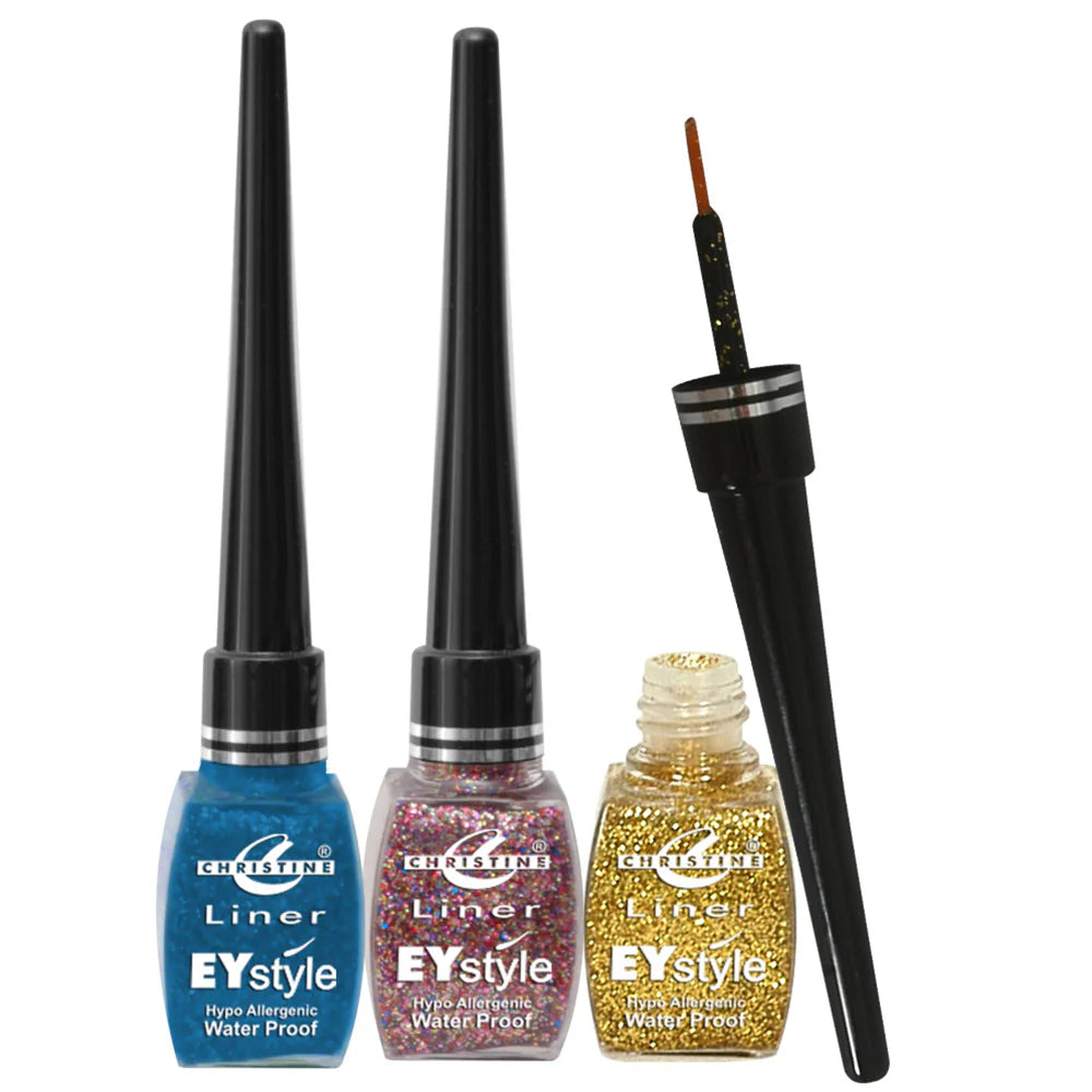 Christine Glitter Waterproof Eyeliner - 02