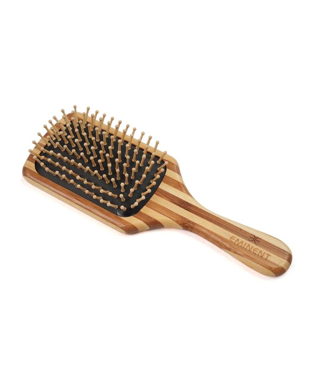 Striped Wooden Paddle Hair Brush