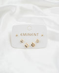 Women's 3Pcs Ear Top Set