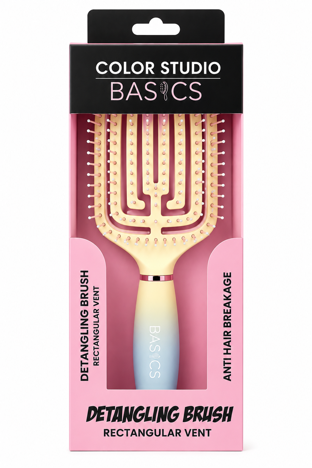 Color Studio Basics Detangling Brush – Rectangular Vent