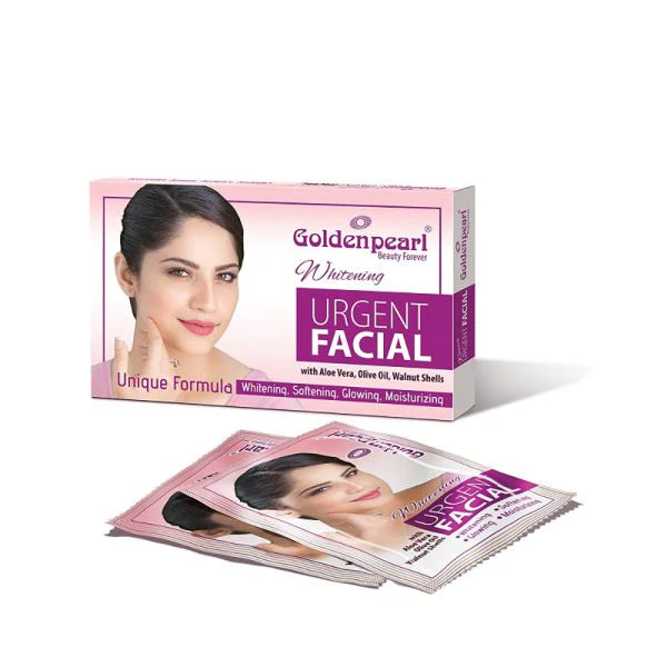 Golden Pearl Whitening With Aloe Vera Urgent Facial, 25g