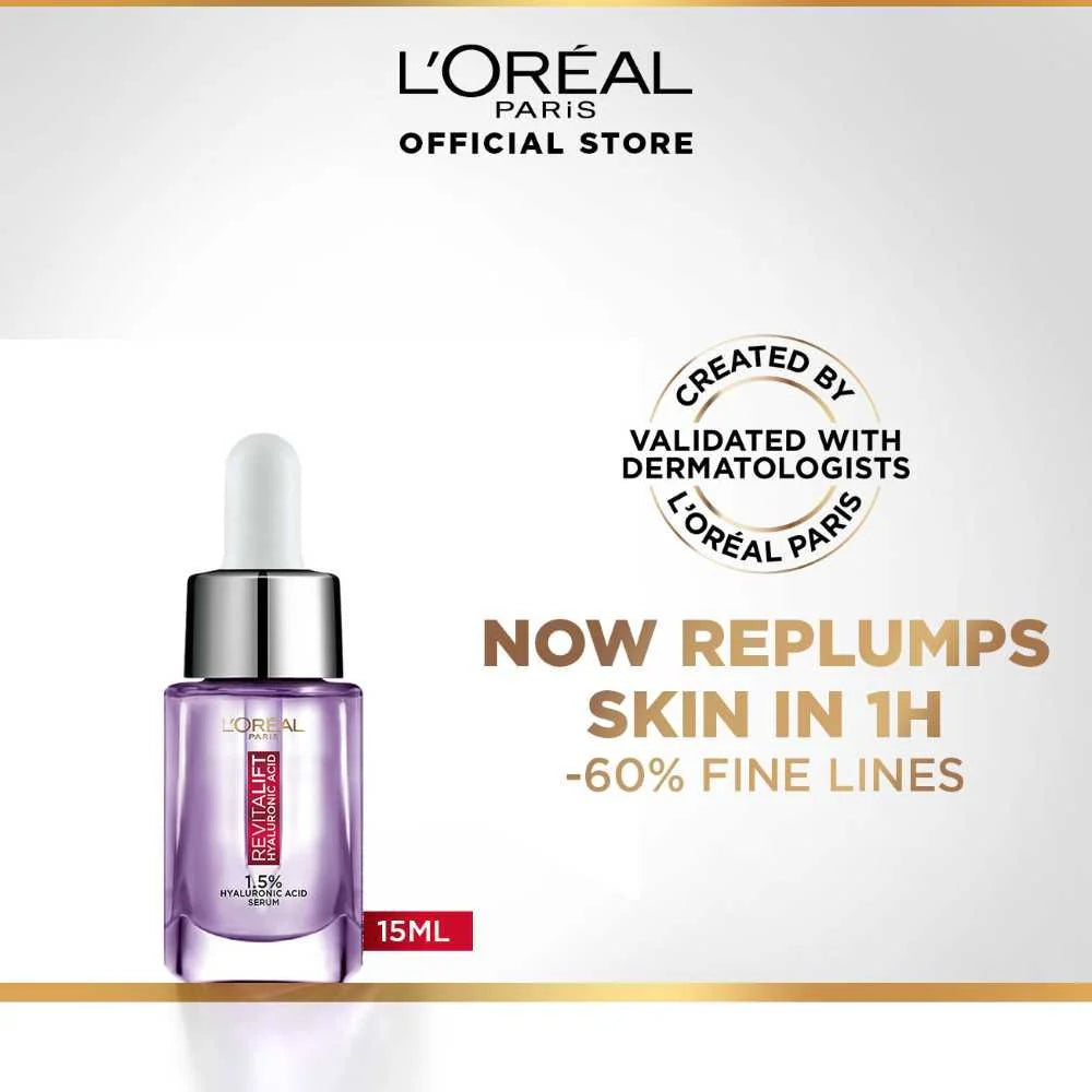 L'Oreal Paris Revitalift Hyaluronic Acid Serum, 15ml