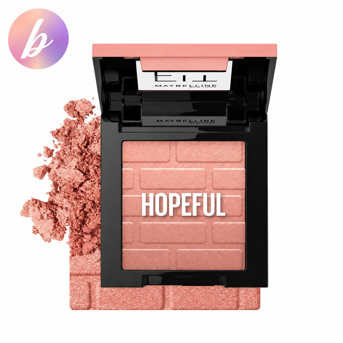 Maybelline New York Fit Me Mono Blush, 16 Hr Long Lasting Wear, 20, Hopeful