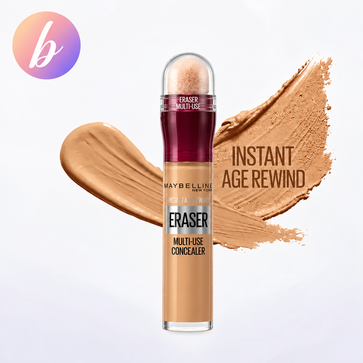 Maybelline New York Instant Age Rewind Eraser Dark Circles Concealer, 130 Medium