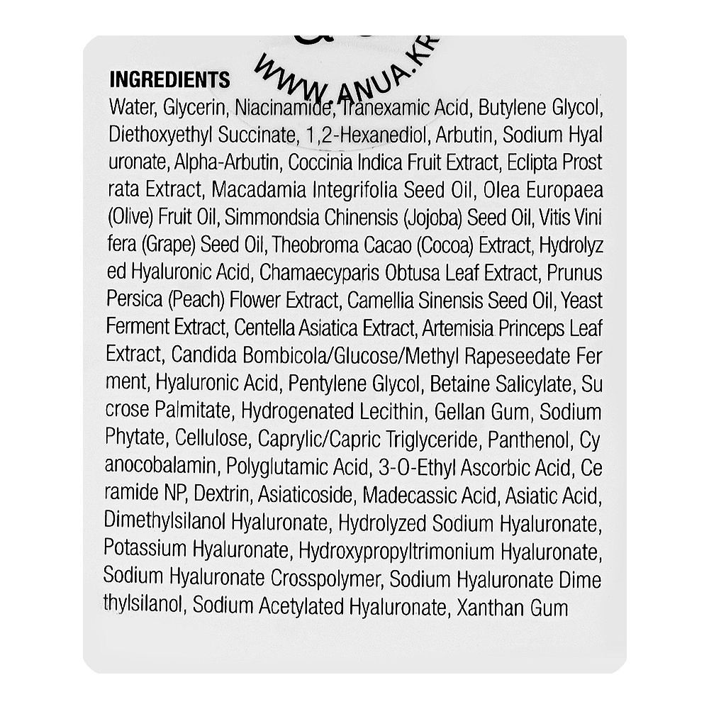 Anua Niacinamide 10% + TXA 4% Serum, For Dark Spots, 30ml