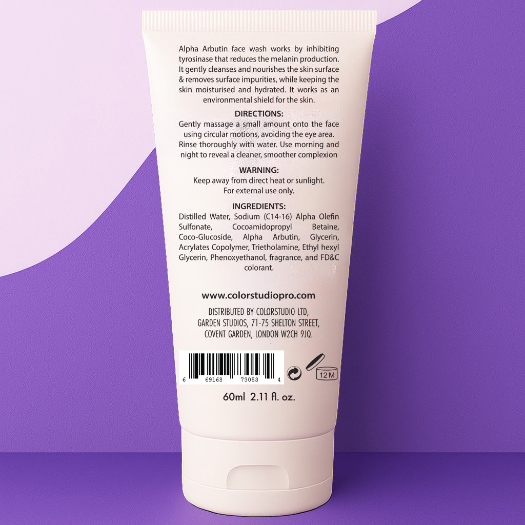Alpha Arbutin Face Wash SLS Free