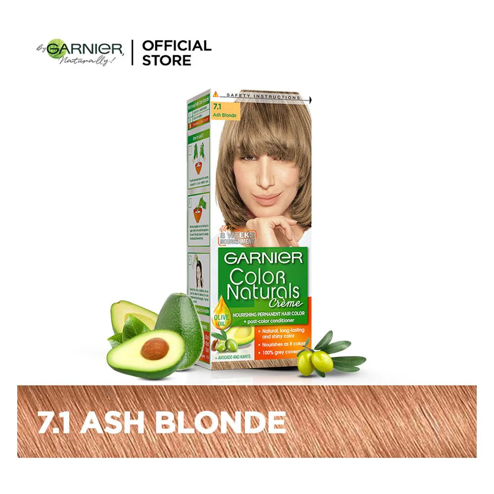 Garnier Color Naturals Creme Hair Colour Ash Blond 7.1