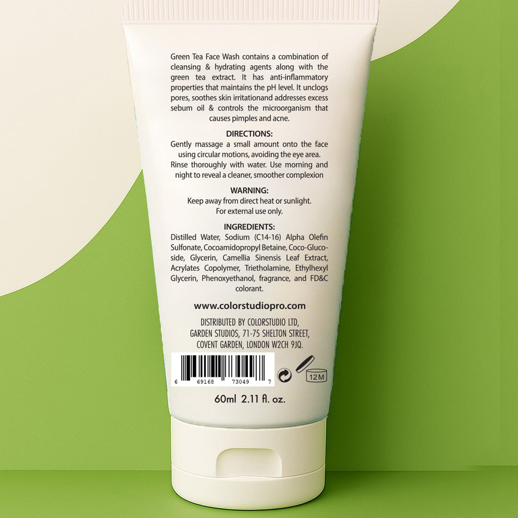 GREEN TEA FACE WASH - SLS FREE