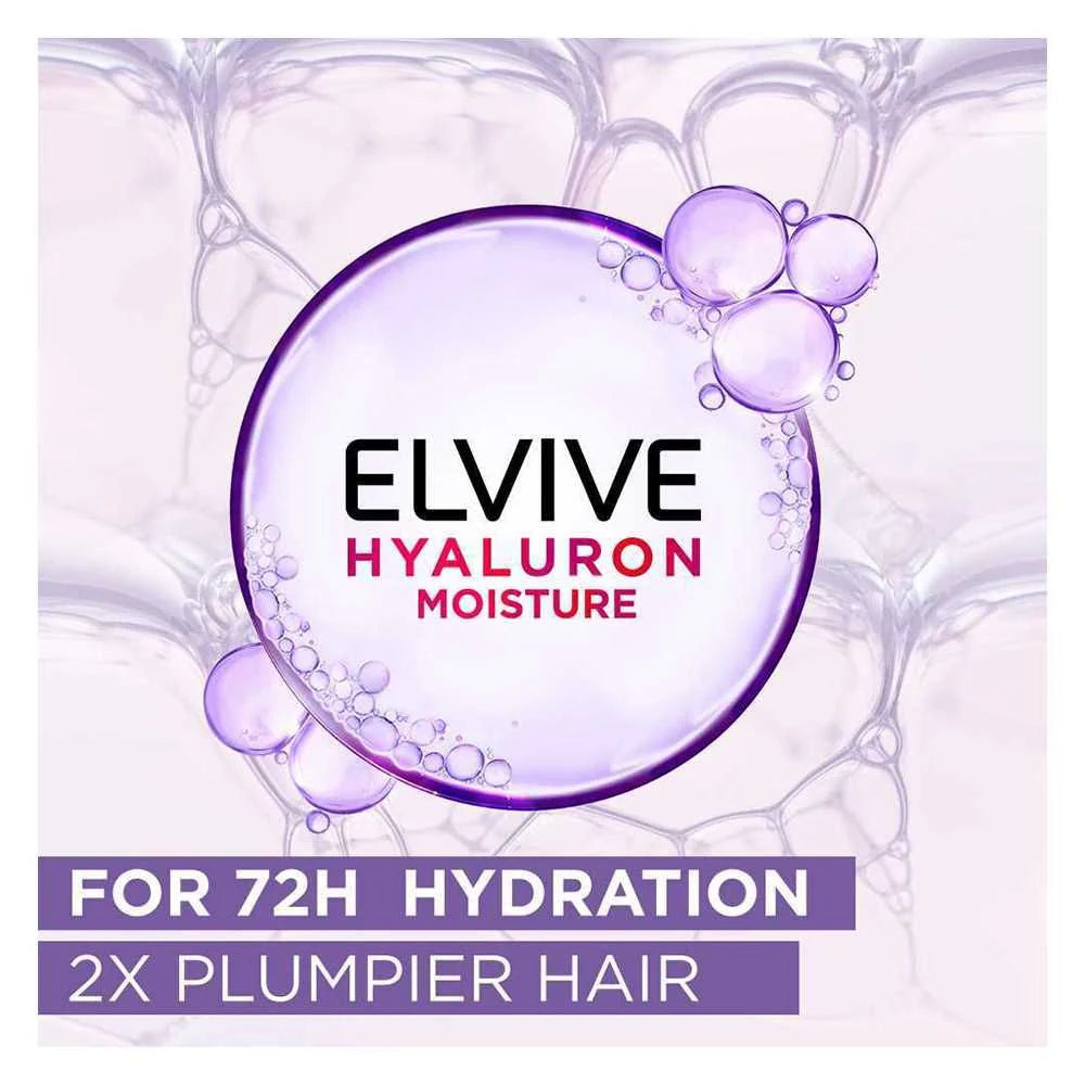 L'Oreal Paris Elvive Hyaluron Moisture 72H Moisture Filling Shampoo, 175ml