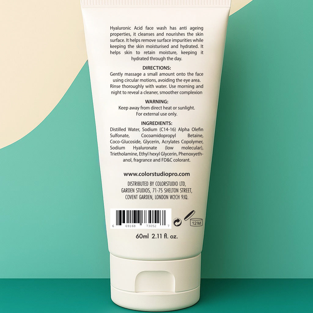 Hyaluronic Acid SLS Free Face Wash