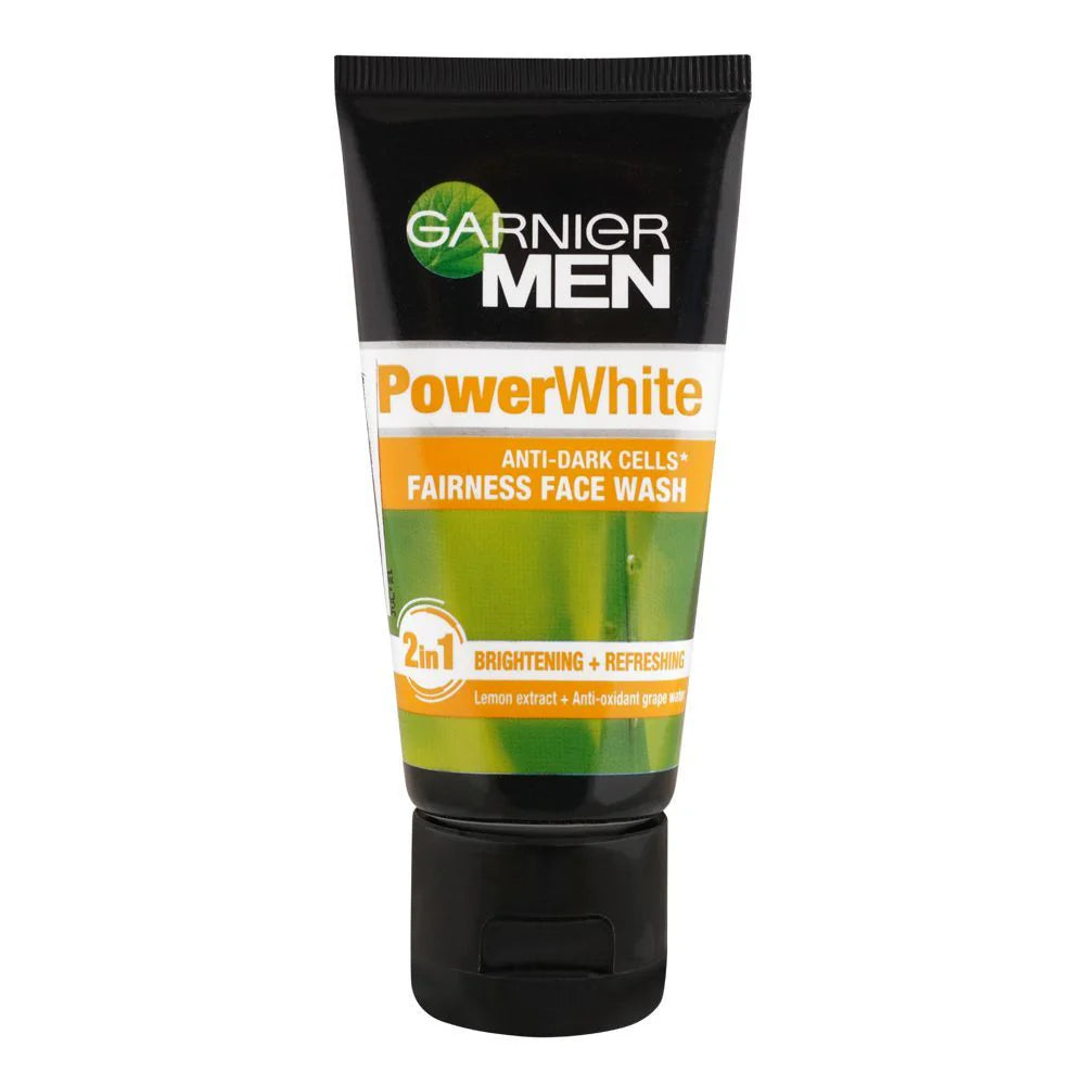 Garnier Men Turbo Bright Fairness Face Wash For Brighter Skin, 50ml