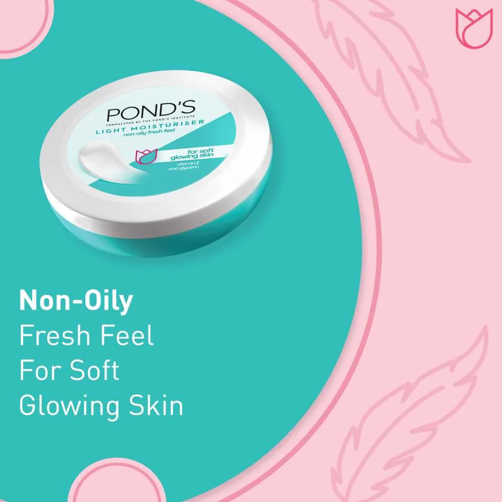 Pond's Light Moisturiser Soft Glowing Skin Cream, 75g