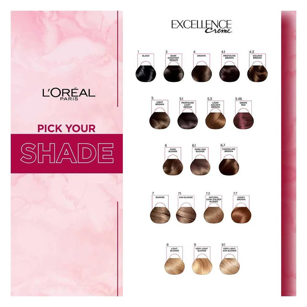 L'Oreal Excellence Creme 5.3 Light Golden Brown